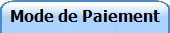 Mode de Paiement
